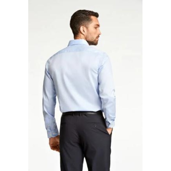 Plain fine twill skjorte - Bilde 6