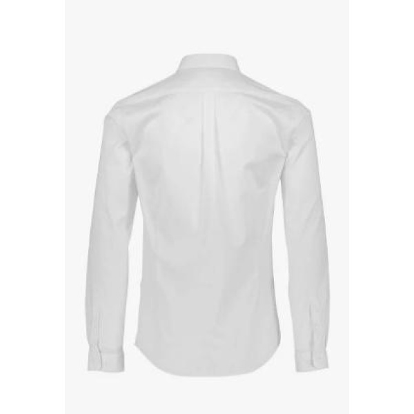 Plain twill stretch skjorte - Bilde 7