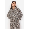 SC-OWENA jeansjakke med leopardprint - Bilde 6