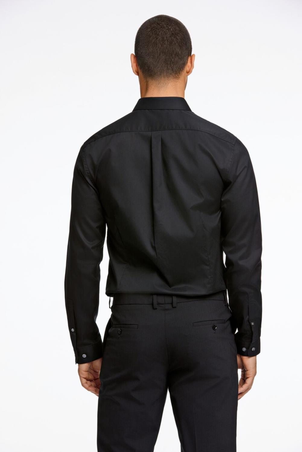 Teknisk skjorte frå Lindbergh - Slim fit - kvit, blå og svart - Bilde 17