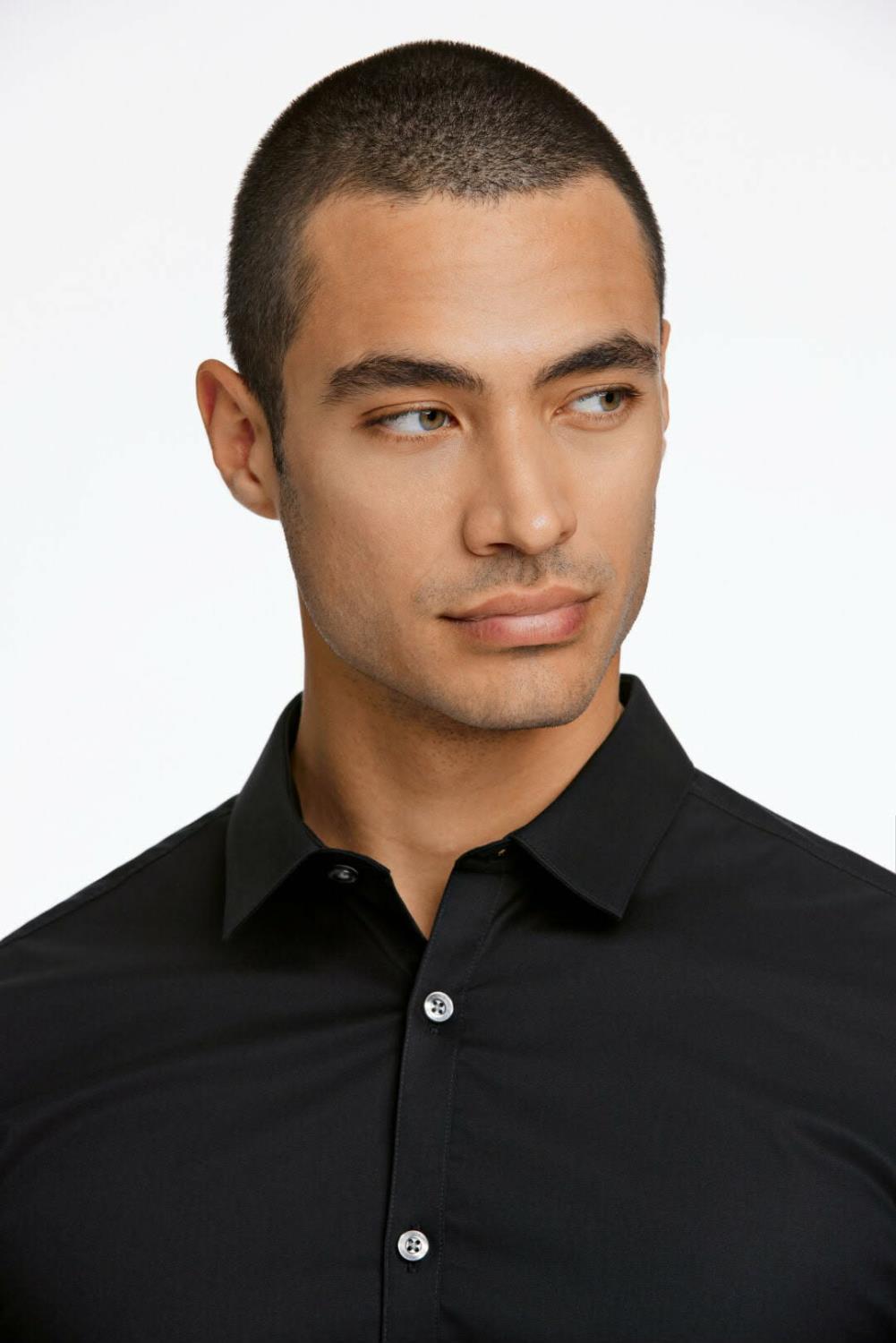 Teknisk skjorte frå Lindbergh - Slim fit - kvit, blå og svart - Bilde 14