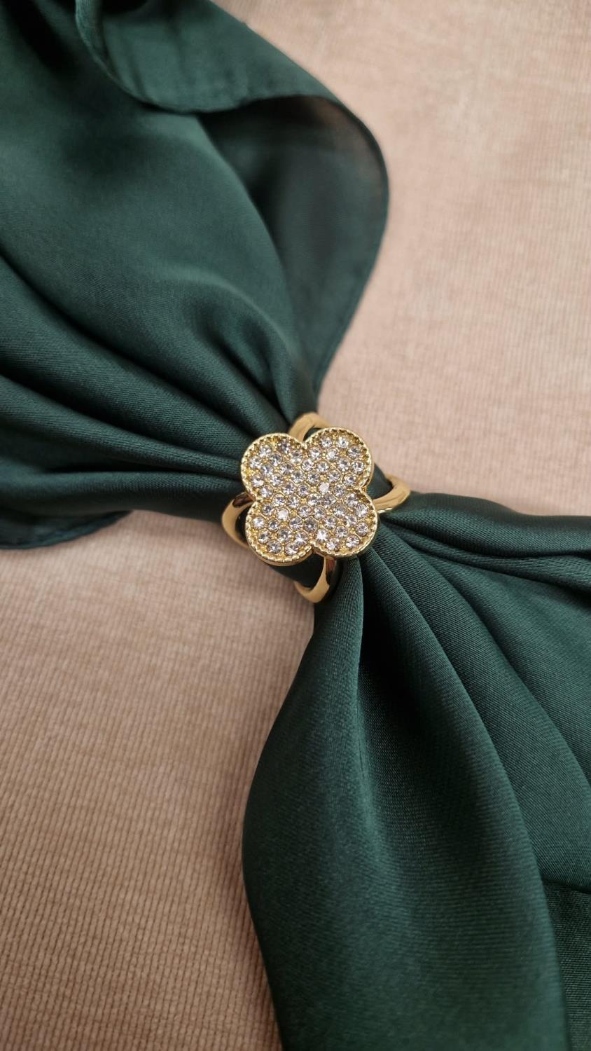 Intex Skandia skjerf ring firkløver