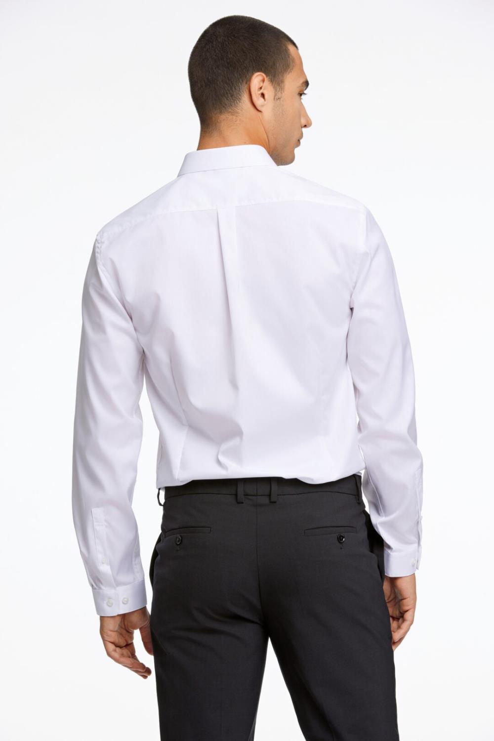 Teknisk skjorte frå Lindbergh - Slim fit - kvit, blå og svart - Bilde 5