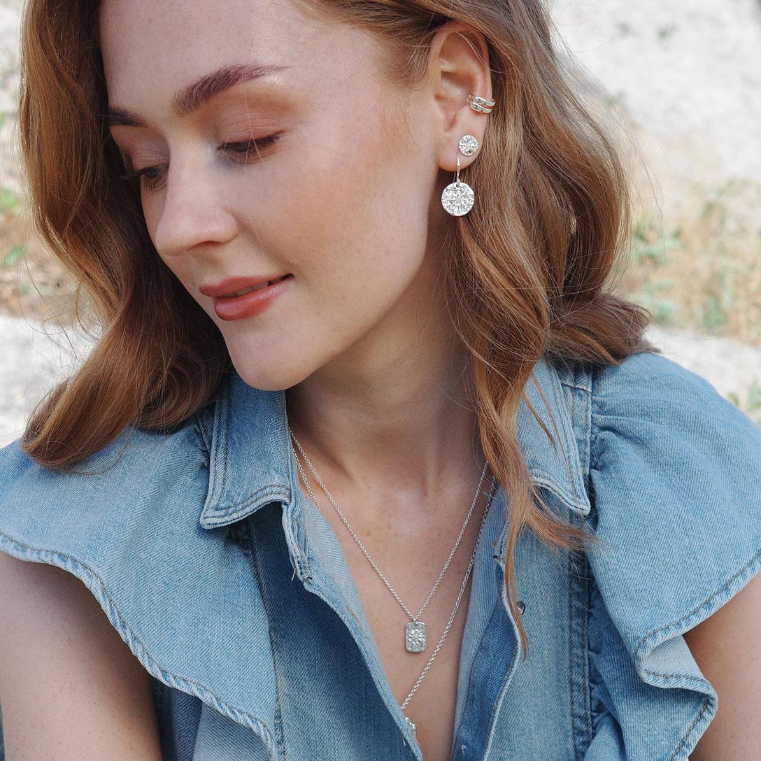 Øyrepynt A&C - Solstice - gull eller sølv - Bilde 2