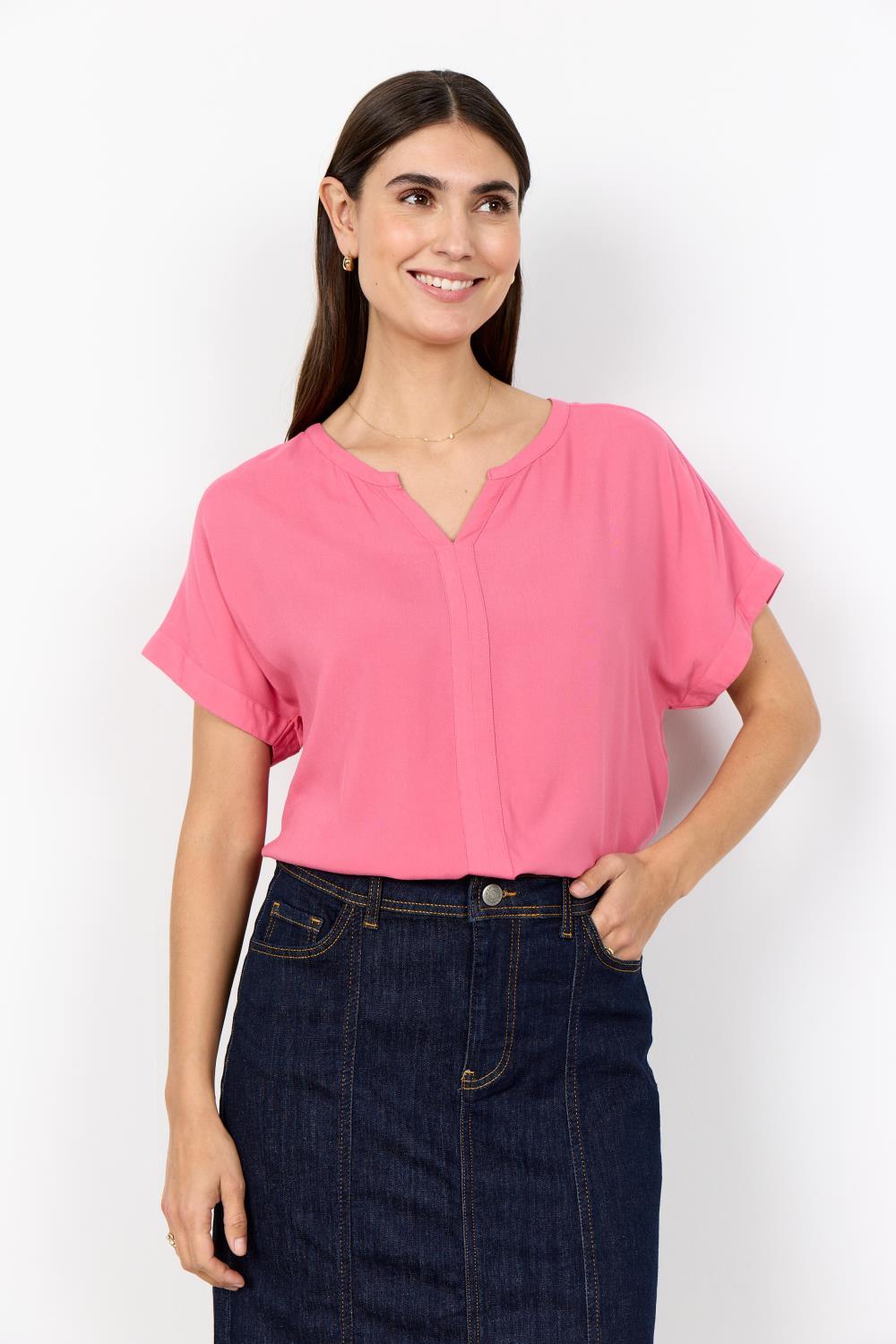 SC-RADIA topp - rosa og blå