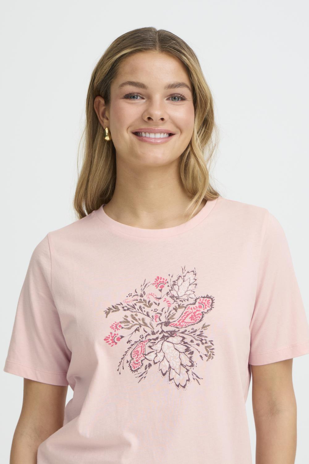 FRFelicia t-skjorte  - rosa