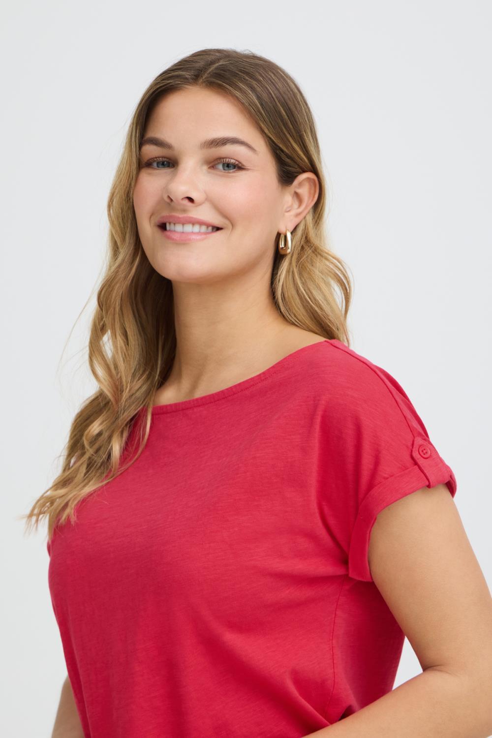 FRDALIA Topp - navy, sterk rosa eller kvit