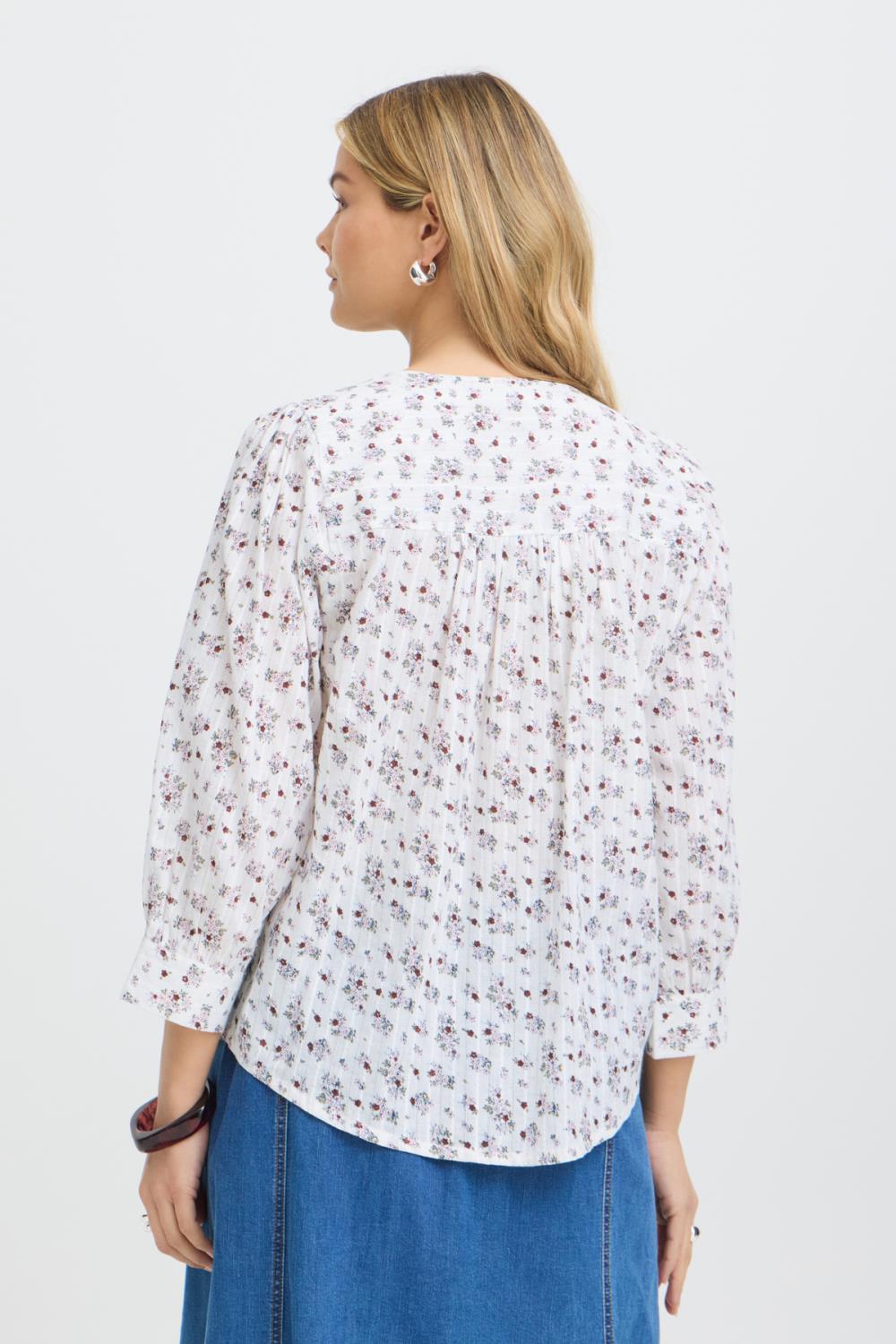 FREASA bluse - burgunder eller blå - Bilde 8