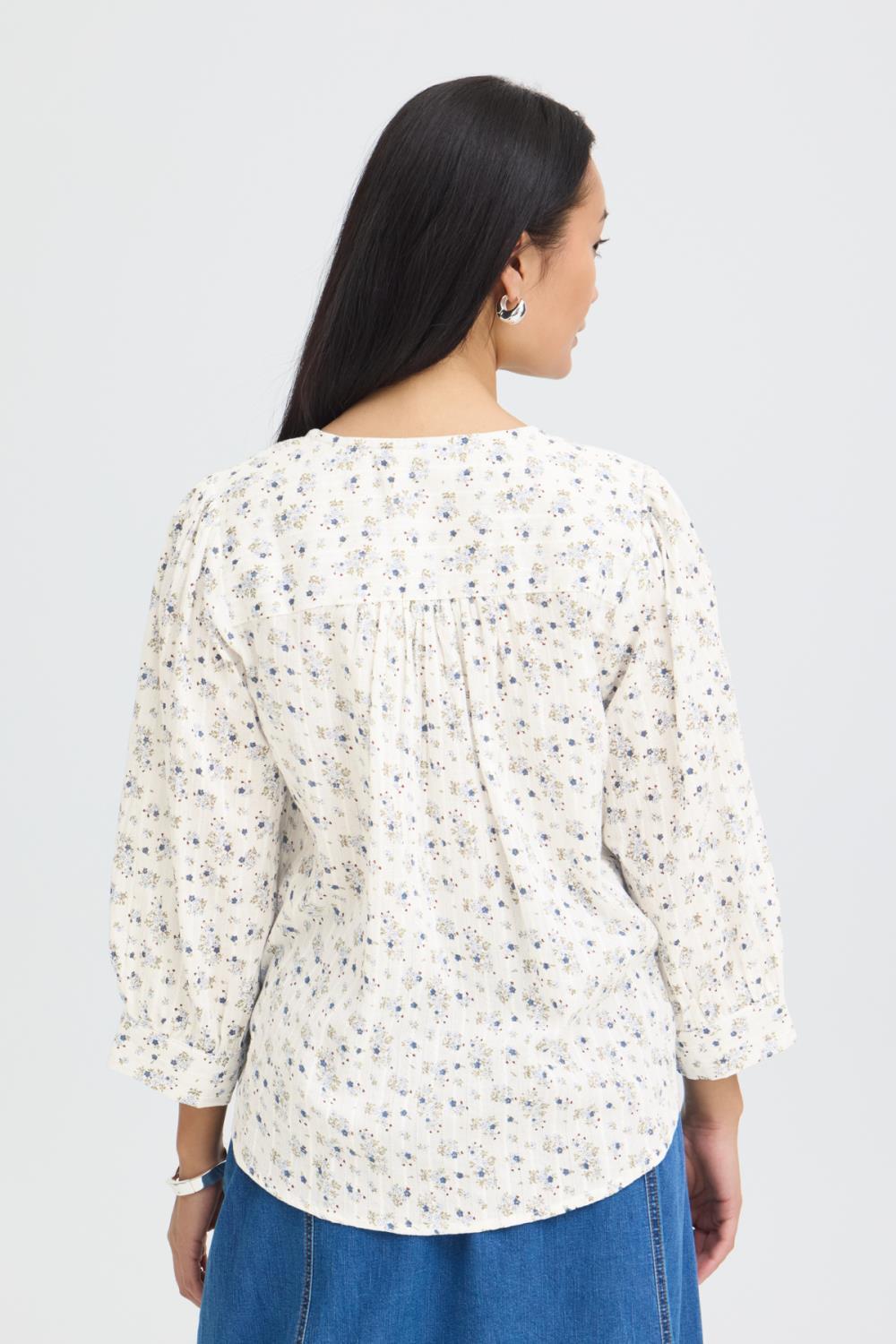 FREASA bluse - burgunder eller blå - Bilde 4